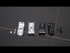 Conector de tubo magro preto de eletroforese industrial OEM