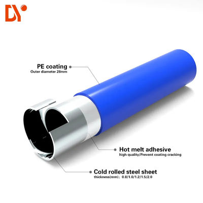 Industrial Materials OD 28mm Steel Lean Pipe for Assembly Worktable