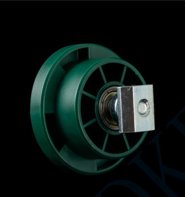 Industrial Convex Guide Wheel For OD 28mm Aluminum Lean Pipe