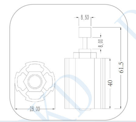 Hydraulic Damper For Hot Sell OD 28mm Aluminum Lean Pipe Tube