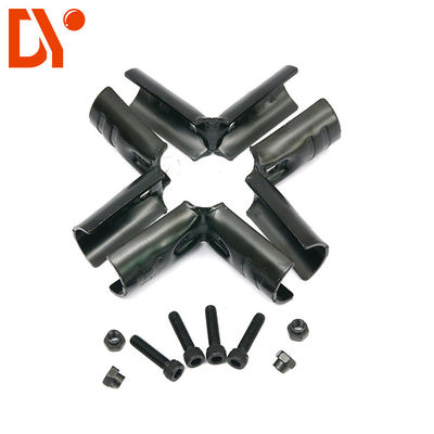 Black Electrophoresis Lean Pipe Joint HJ-5 Lean Tube Connector Lean Fittings
