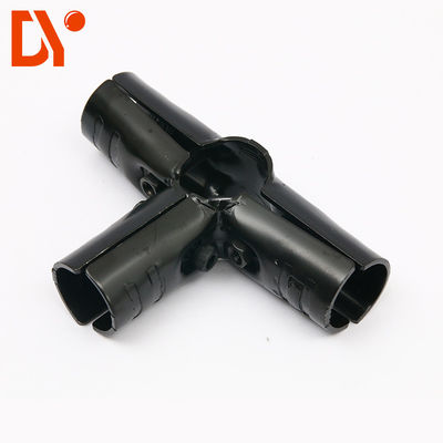 HJ-3 Black Electrophoresis Lean Pipe Joint / Lean Tube Connector / Pipe Fittings