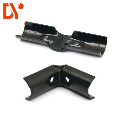 HJ-3 Black Electrophoresis Lean Pipe Joint / Lean Tube Connector / Pipe Fittings