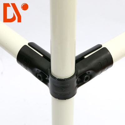 HJ-2 Lean Pipe Fittings Lean Pipe Joints / Lean Tube Connector for Workbench Trolley Cart Shelf