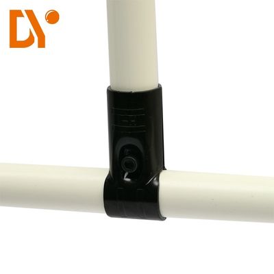 HJ-1 Black Electrophoresis Lean Pipe Joint Chrome Plating Lean Tube Connector Lean Fittings