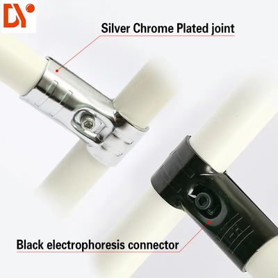 HJ-1 Black Electrophoresis Lean Pipe Joint Chrome Plating Lean Tube Connector Lean Fittings