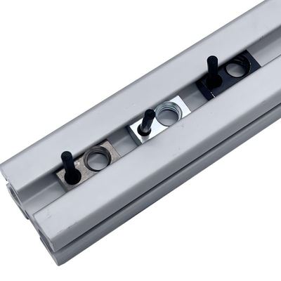 Custom Carbon Steel Slot 6mm Roll in T-nut with Rubber Flex Handle for Aluminum Profile
