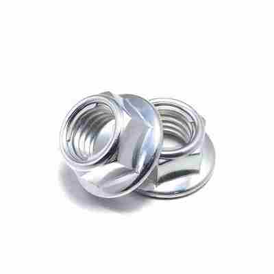 Custom Zinc Plated Carbon Steel M8 Round Hexagon Flat Flange Nut