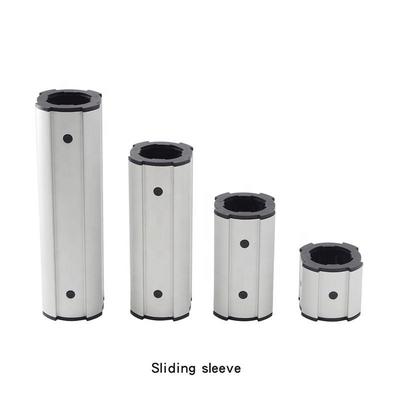 DYE28-L37D China Aluminum Lean Pipe Sliding Fitting Fasteners OD28 Tube Joint Steel Pipe Sleeve