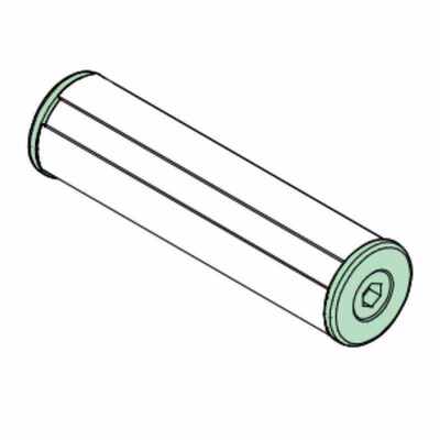 DYE43-09 OD43mm Lean Pipe Accessory Lean Tube End Cap Aluminum Round Tubing Metal Plug