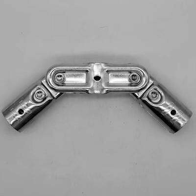 HJ-12 Galvanized Adjustable Angle Metal Pipe Joint in for PE Coated Pipe Rack System of 28OD Pipe