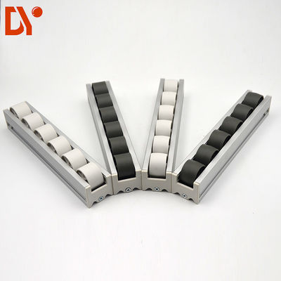 Sliding Roller Track Conveyor / Gravity Roller Track For Industrial Storage