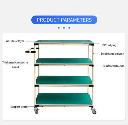 ESD Anti Static Material Handling Trolley For Industry Workshop Factory Products Turnover