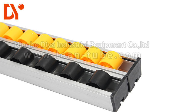 Extension Type Aluminium Roller Track White Color For Industrial Storage