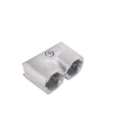 Conector de tubos de alumínio para tubos magros