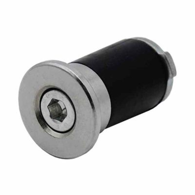 OD 28mm Lean Pipe Accessory Lean Tube End Cap Alumínio Tubing Redondo Plug Metal