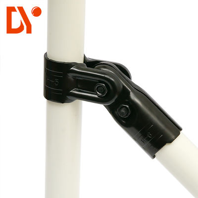 Pipe Fittings / HJ-7 Black Electrophoresis Lean Pipe Joint / Lean Tube Connectors
