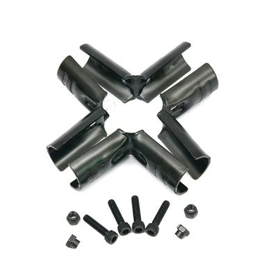 Black Electrophoresis Lean Pipe Joint HJ-5 Lean Tube Connector Lean Fittings
