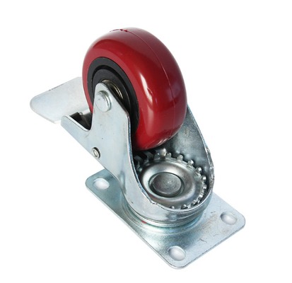 3 polegadas Medium Flat Casters Industrial Casters rodas Mobiliário Médico Girável Castor Caster Wheel para Trolley com freio