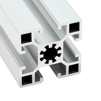 Perfil de extrusão de alumínio de fábrica 45*45 T Slot Frame Perfil de alumínio industrial anodizado extrudido personalizado
