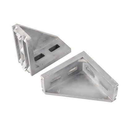 Wholesale 4080mm 4590mm Aluminum Angle Corner Joint Connector 90 Degrees Angle Bracket for 4080 4590 Series Aluminum Profile