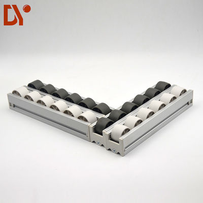 Sliding Roller Track Conveyor / Gravity Roller Track For Industrial Storage