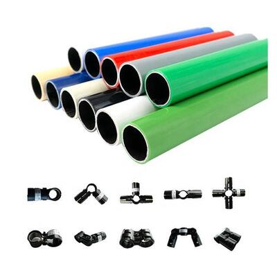 Sistemas de tubos magros usam montagem OD 28mm PE tubo de aço extrusão tecnologia de soldagem estantes tubo magro